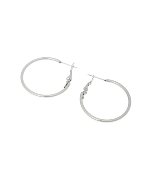 Edit Sheen（エディットシーン）の「【ZOZO限定】シンプルビッグフープピアスB（ピアス（両耳用）・レディース・ゴールド/シルバー・FREE）」の5枚目の写真