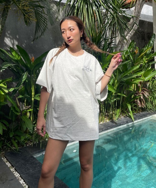 ROXY(ロキシー)の「BIARRITZ LIFE/ロキシーサーフバックプリント半袖カットソー(Tシャツ/カットソー・レディース・オレンジ/グレー/パープル・MEDIUM/LARGE)」の21枚目の写真
