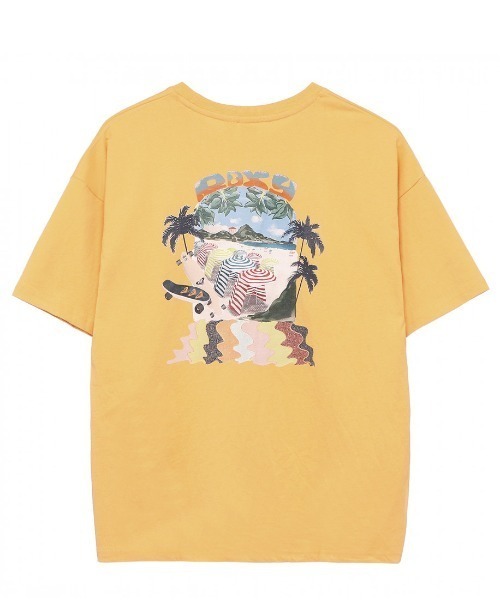 ROXY(ロキシー)の「BIARRITZ LIFE/ロキシーサーフバックプリント半袖カットソー(Tシャツ/カットソー・レディース・オレンジ/グレー/パープル・MEDIUM/LARGE)」の7枚目の写真