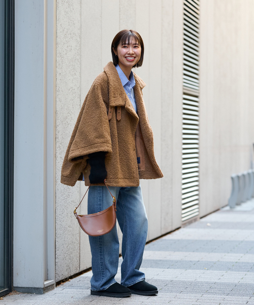 FRAMeWORK（フレームワーク）の「ボアポンチョコート（ブルゾン）」 - WEAR