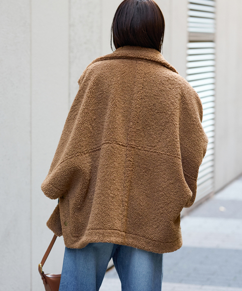 FRAMeWORK ボアポンチョCT FRAMeWORK（フレームワーク）の「ボアポンチョコート（ブルゾン