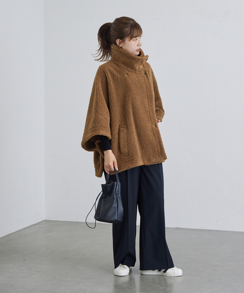 FRAMeWORK（フレームワーク）の「ボアポンチョコート（ブルゾン）」 - WEAR