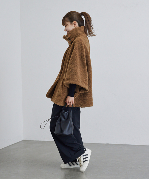 FRAMeWORK（フレームワーク）の「ボアポンチョコート（ブルゾン）」 - WEAR