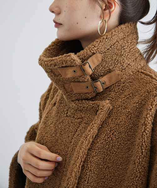 FRAMeWORK（フレームワーク）の「ボアポンチョコート（ブルゾン）」 - WEAR