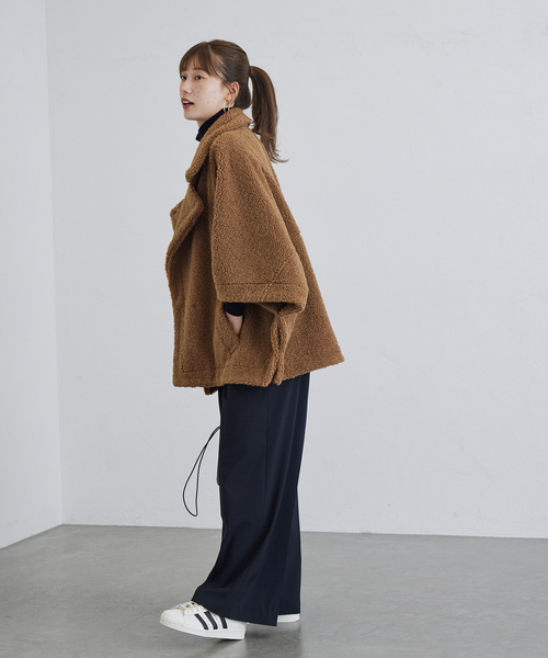 FRAMeWORK（フレームワーク）の「ボアポンチョコート（ブルゾン）」 - WEAR