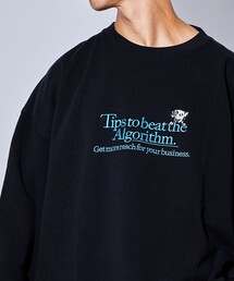 FREAK'S STORE | 限定展開 ビッグシルエット ドッグ 刺繍 スウェット / クルーネック / アニマル(スウェット)