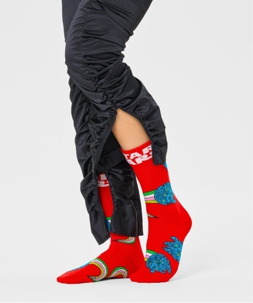 Happy Socks(ハッピーソックス)の「■Happy Socks × Star Wars■ Limited sock(ソックス/靴下・メンズ・ホワイト/レッド/ライトグリーン/ネイビー/イエロー/ブルー/ブラック系その他/ブラック・SMALL/MEDIUM)」の17枚目の写真