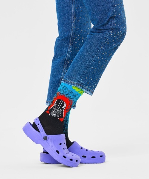 Happy Socks(ハッピーソックス)の「■Happy Socks × Star Wars■ Limited sock(ソックス/靴下・メンズ・ホワイト/レッド/ライトグリーン/ネイビー/イエロー/ブルー/ブラック系その他/ブラック・SMALL/MEDIUM)」の19枚目の写真