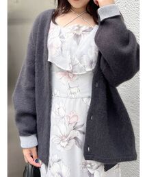 MERCURYDUO | ダブルフェイスコクーンミディニットカーディガン(カーディガン/ボレロ)