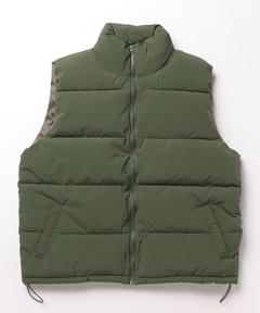 未使用品stand collar padded vest　暖かな中綿ベスト ADPOSION ベスト ジレ stand collar padding vest / スタンド