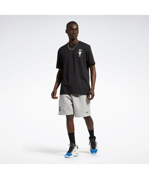 Reebok(リーボック)の「シティ リーグ ショートスリーブ Tシャツ / BB CITY LEAGUE SS T(Tシャツ/カットソー・メンズ・ブラック/ヘザーグレー・X-SMALL/LARGE/MEDIUM/SMALL/XX-LARGE/X-LARGE)」の12枚目の写真