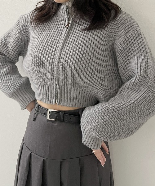 Reurie'（レウリィ）の「【ZOZO限定】ショートジップカーディガン
