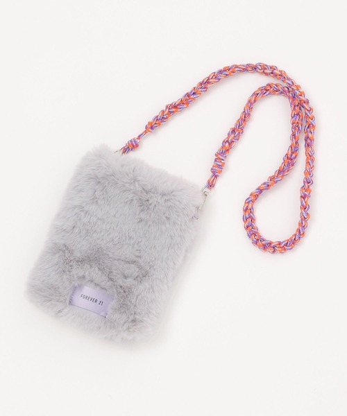 FOREVER 21(フォーエバー トゥエンティーワン)の「【2023AW】フェイクファーミニショルダー(ショルダーバッグ・レディース・パープル/ピンク/グレー・FREE)」の4枚目の写真