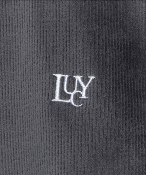 LUCY(ルーシー)の「LUCY/ボンディングカットコールプルオーバー(スウェット・メンズ・ベージュ/ダークグレー・MEDIUM/LARGE)」の4枚目の写真