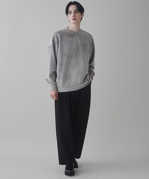 LUCY(ルーシー)の「LUCY/ボンディングカットコールプルオーバー(スウェット・メンズ・ベージュ/ダークグレー・MEDIUM/LARGE)」の17枚目の写真