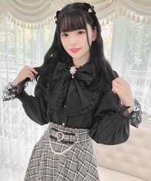 レーシーリボンブラウス