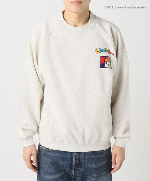 JOURNAL STANDARD relume（ジャーナルスタンダード　レリューム）の「【Parappa The Rapper / パラッパラッパー×relume】別注 プリントスウェット（スウェット・メンズ・ブラック/アイボリー/グレー/オートミール・MEDIUM/LARGE）」の10枚目の写真