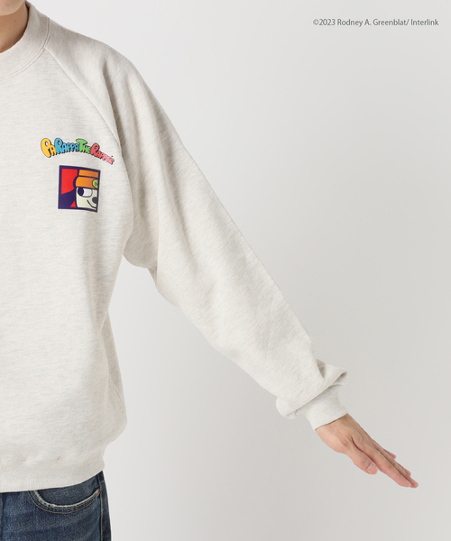 JOURNAL STANDARD relume（ジャーナルスタンダード　レリューム）の「【Parappa The Rapper / パラッパラッパー×relume】別注 プリントスウェット（スウェット・メンズ・ブラック/アイボリー/グレー/オートミール・MEDIUM/LARGE）」の15枚目の写真