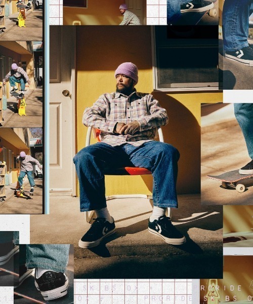 CONVERSE（コンバース）の「CONVERSE/コンバース PRORIDE SK BS OX＋ メンズ スニーカー スケートボード 34201700（スニーカー・メンズ・ブラック×ブラック・28.0cm/27.5cm/27.0cm/26.5cm/26.0cm）」の5枚目の写真