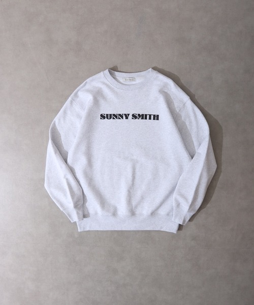 Sunny Smith(サニースミス)の「Sunny smith ヘビーウェイトパームツリープリント裏毛トレーナー(スウェット・メンズ・アッシュグレー/ブラック・LL/L)」の17枚目の写真