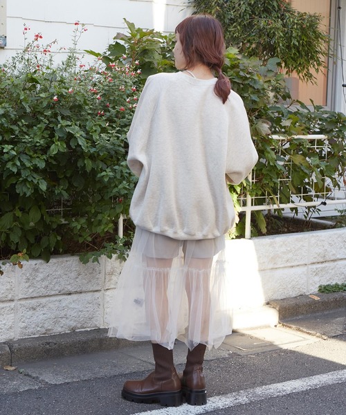 w closet（ダブルクローゼット）の「アニマルプリント起毛プルオーバー（スウェット・レディース・ベージュ系その他/ピンク/グレー/グレー系その他/オートミール・FREE）」の12枚目の写真