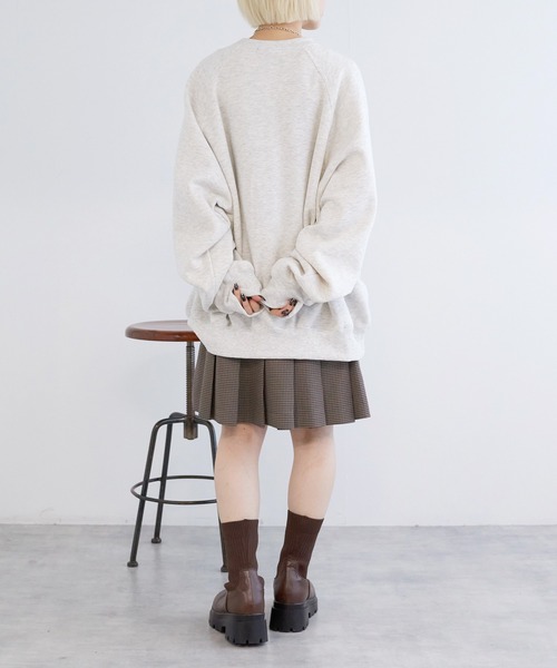 w closet（ダブルクローゼット）の「アニマルプリント起毛プルオーバー（スウェット・レディース・ベージュ系その他/ピンク/グレー/グレー系その他/オートミール・FREE）」の19枚目の写真