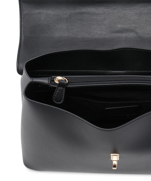 VIS（ビス）の「【ご好評につき追加生産】【2WAY】ひねり金具ワンハンドルショルダーバッグ【軽量】（ハンドバッグ・レディース・ブラック系その他/イエロー系その他3/ホワイト・FREE）」の13枚目の写真