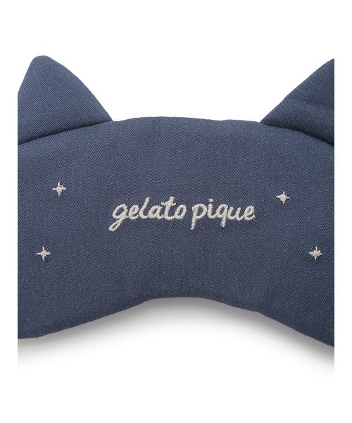 gelato pique（ジェラートピケ）の「【CAT DAY】キャットアイマスク（その他ルームウェア・レディース・ネイビー・FREE）」の4枚目の写真
