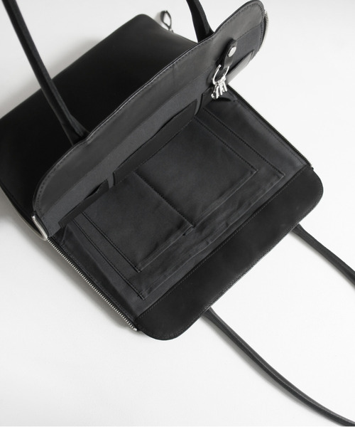 TIDEWAY(タイドウェイ)の「Niks WORK TOTE(トートバッグ・レディース・チャコールグレー/ブラック/ブラウン/グリーン・FREE)」の12枚目の写真