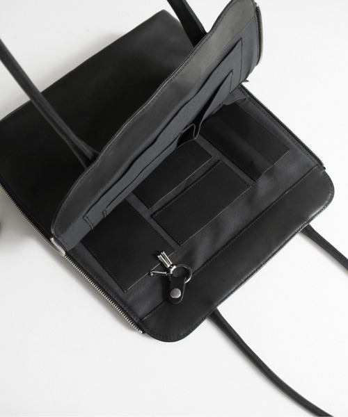 TIDEWAY(タイドウェイ)の「Niks WORK TOTE(トートバッグ・レディース・チャコールグレー/ブラック/ブラウン/グリーン・FREE)」の15枚目の写真