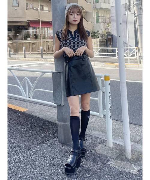 MURUA（ムルーア）の「ロゴシアーソックス（ソックス/靴下・レディース・ブラック/グレー・FREE）」の15枚目の写真