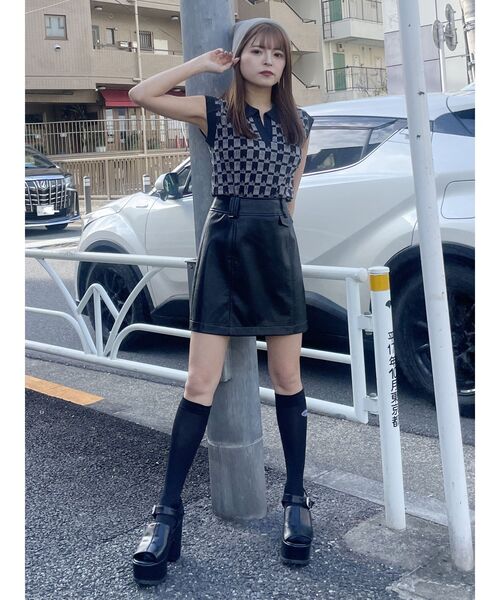 MURUA（ムルーア）の「ロゴシアーソックス（ソックス/靴下・レディース・ブラック/グレー・FREE）」の16枚目の写真