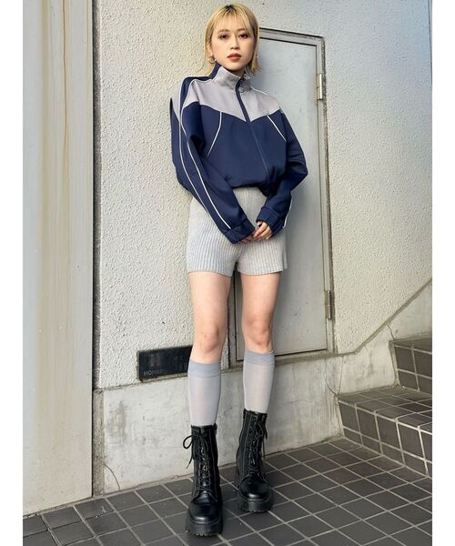 MURUA（ムルーア）の「ロゴシアーソックス（ソックス/靴下・レディース・ブラック/グレー・FREE）」の20枚目の写真