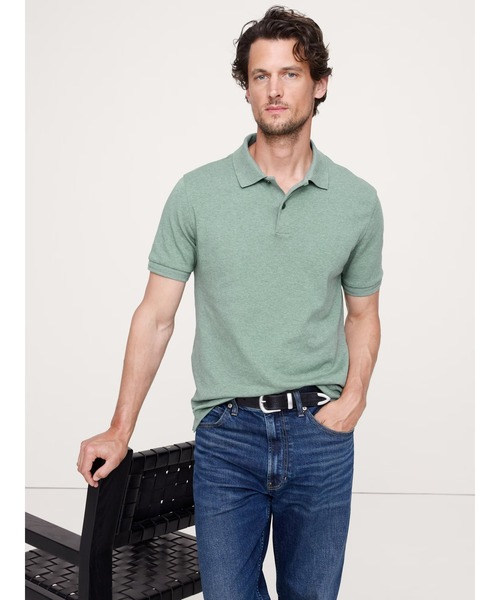 Luxury-Touch ポロシャツ（ポロシャツ）｜BANANA REPUBLIC（バナナリ