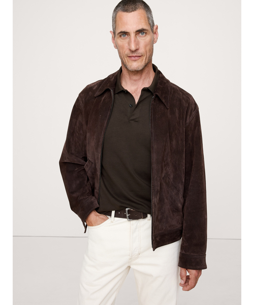 Banana Republic（バナナリパブリック）の「Luxury-Touch ポロシャツ（ポロシャツ・メンズ・ネイビー/キャメル/ホワイト/ブラック/チャコールグレー/レッド系その他/ブラウン/グリーン/グリーン系その他/カーキ/ブルー/ピンク/グリーン系その他2・L/M/S/XL）」の22枚目の写真