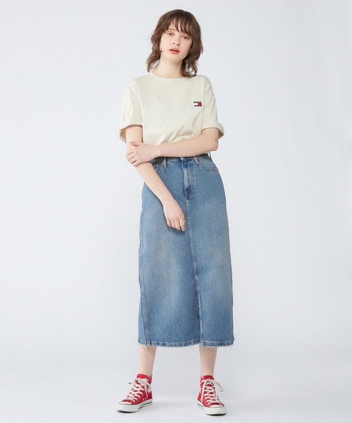 tommy jeans（トミー ジーンズ）の「【オンライン限定】レギュラーバッジTシャツ（Tシャツ/カットソー・メンズ・ホワイト/ブラック/ネイビー/アイボリー・SMALL/MEDIUM/LARGE/X-LARGE/X-SMALL）」の6枚目の写真