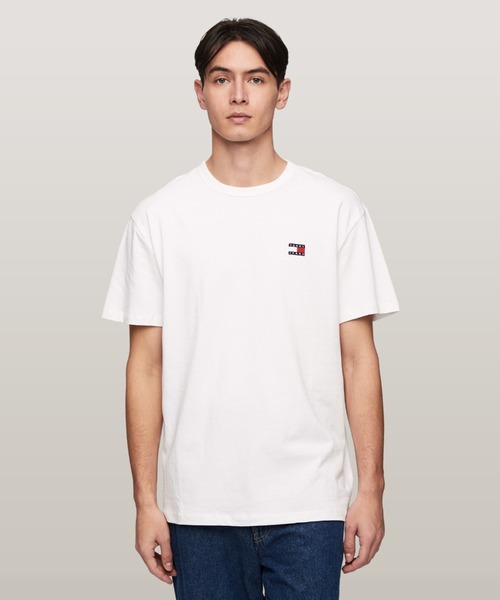 tommy jeans（トミー ジーンズ）の「【オンライン限定】レギュラーバッジTシャツ（Tシャツ/カットソー・メンズ・ホワイト/ブラック/ネイビー/アイボリー・SMALL/MEDIUM/LARGE/X-LARGE/X-SMALL）」の15枚目の写真