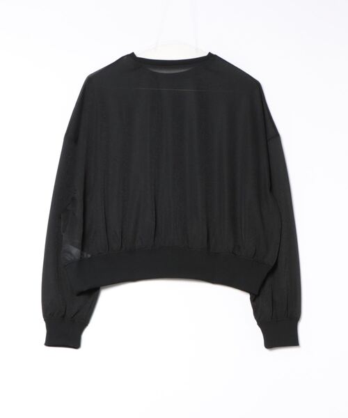 styling/(スタイリング)の「クルーネックシアートップス(Tシャツ/カットソー・レディース・ブラック/ホワイト/ライム・FREE)」の4枚目の写真