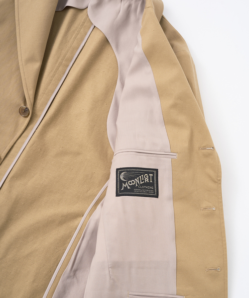 417 EDIFICE（フォーワンセブンエディフィス）の「【MOONLIGHT CLOTHING】CHINO JACKET（テーラードジャケット・メンズ・ベージュ・36/38/40/42）」の4枚目の写真