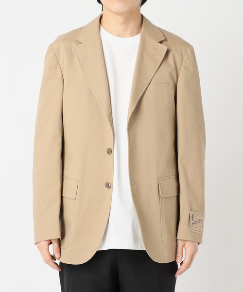 417 EDIFICE（フォーワンセブンエディフィス）の「【MOONLIGHT CLOTHING】CHINO JACKET（テーラードジャケット・メンズ・ベージュ・36/38/40/42）」の5枚目の写真