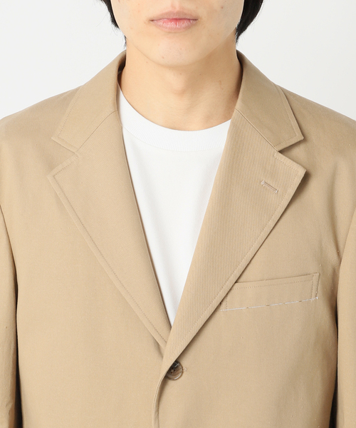417 EDIFICE（フォーワンセブンエディフィス）の「【MOONLIGHT CLOTHING】CHINO JACKET（テーラードジャケット・メンズ・ベージュ・36/38/40/42）」の7枚目の写真
