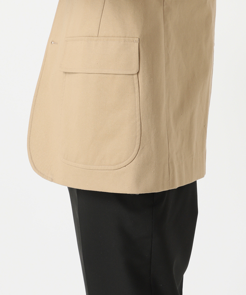 417 EDIFICE（フォーワンセブンエディフィス）の「【MOONLIGHT CLOTHING】CHINO JACKET（テーラードジャケット・メンズ・ベージュ・36/38/40/42）」の13枚目の写真