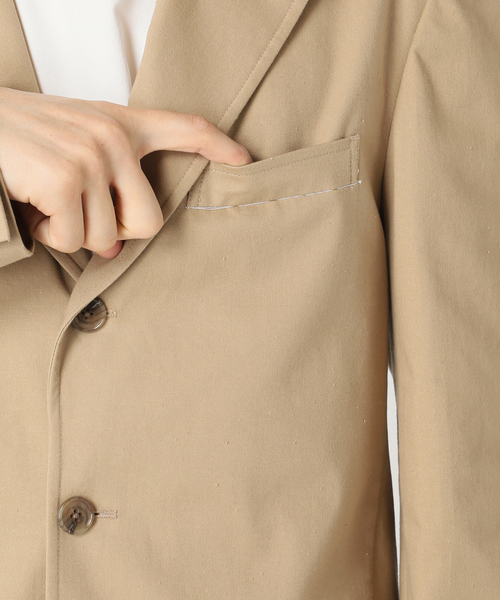 417 EDIFICE（フォーワンセブンエディフィス）の「【MOONLIGHT CLOTHING】CHINO JACKET（テーラードジャケット・メンズ・ベージュ・36/38/40/42）」の18枚目の写真