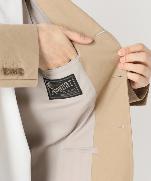 417 EDIFICE（フォーワンセブンエディフィス）の「【MOONLIGHT CLOTHING】CHINO JACKET（テーラードジャケット・メンズ・ベージュ・36/38/40/42）」の16枚目の写真