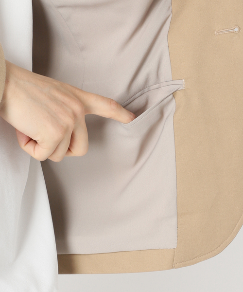 417 EDIFICE（フォーワンセブンエディフィス）の「【MOONLIGHT CLOTHING】CHINO JACKET（テーラードジャケット・メンズ・ベージュ・36/38/40/42）」の19枚目の写真