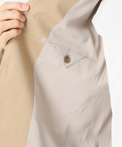 417 EDIFICE（フォーワンセブンエディフィス）の「【MOONLIGHT CLOTHING】CHINO JACKET（テーラードジャケット・メンズ・ベージュ・36/38/40/42）」の20枚目の写真