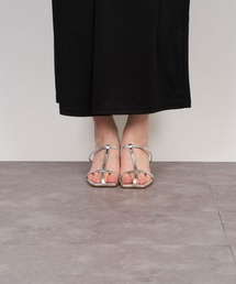 【FABIO RUSCONI/ファビオルスコーニ】スクエアトゥサンダル