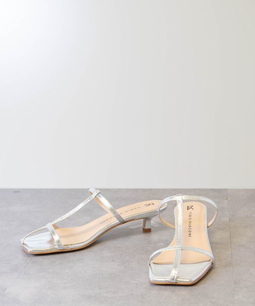 FABIO RUSCONI(ファビオルスコーニ)の「【FABIO RUSCONI/ファビオルスコーニ】スクエアトゥサンダル(サンダル・レディース・ブラック/シルバー・36/37/38/39)」の16枚目の写真