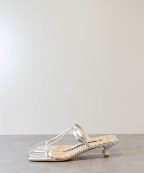 FABIO RUSCONI(ファビオルスコーニ)の「【FABIO RUSCONI/ファビオルスコーニ】スクエアトゥサンダル(サンダル・レディース・ブラック/シルバー・36/37/38/39)」の17枚目の写真