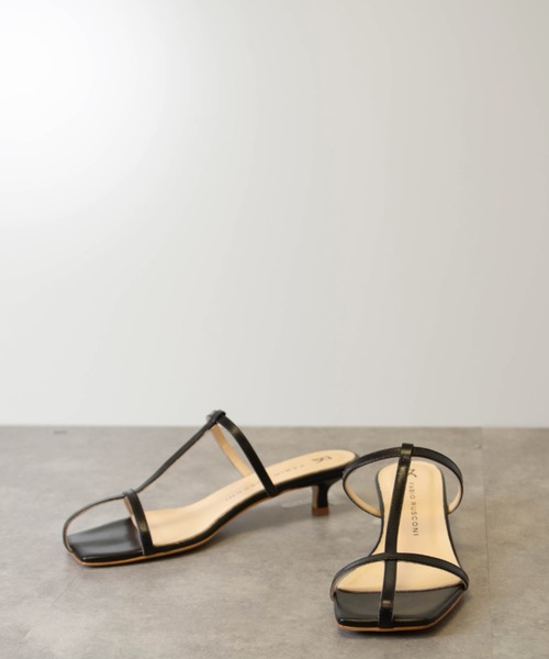 FABIO RUSCONI(ファビオルスコーニ)の「【FABIO RUSCONI/ファビオルスコーニ】スクエアトゥサンダル(サンダル・レディース・ブラック/シルバー・36/37/38/39)」の12枚目の写真